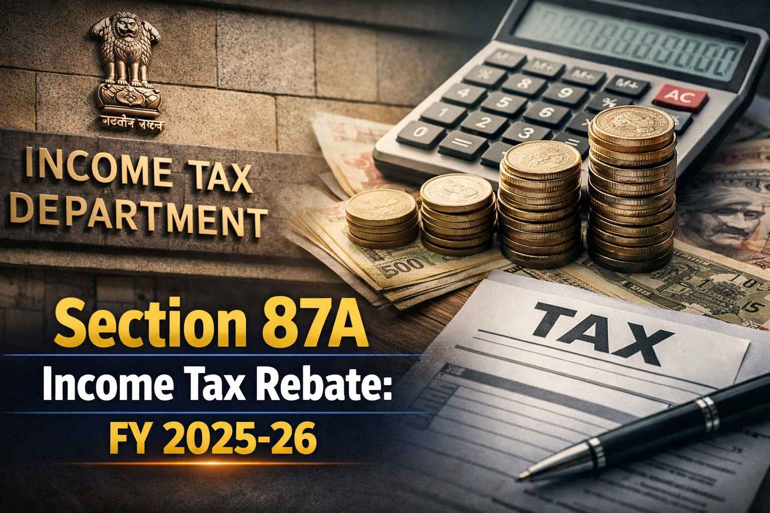 Section 87A Income Tax Rebate: FY 2025-26
